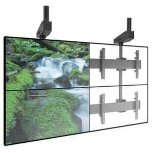 Fusion® Micro-Adjustable Large Ceiling Mounted 2 x 2 Video Wall Solutions