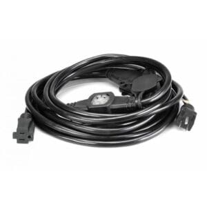 Power Distribution Cord, 6 x NEMA 5-15R to NEMA 5-15P, 30 ft