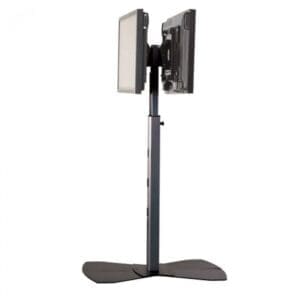 Large Flat Panel Dual Display Floor AV Stand - PF2UB