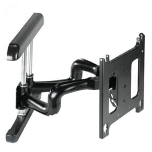PNRUB, Large Flat Panel Swing Arm Wall Display Mount - 25 Inch Extension
