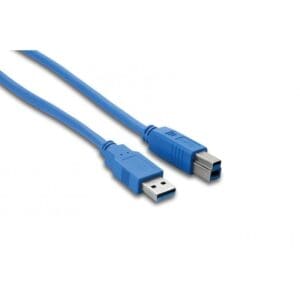 SuperSpeed USB 3.0 Cable, Type A to Type B, 6 ft