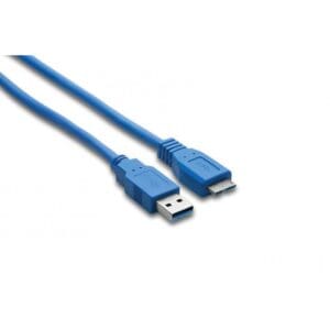 SuperSpeed USB 3.0 Cable, Type A to Micro-B, 6 ft
